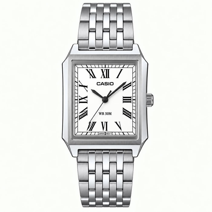 Casio MTP-B190D-7BVDF Silver Bileklik Kol Saati