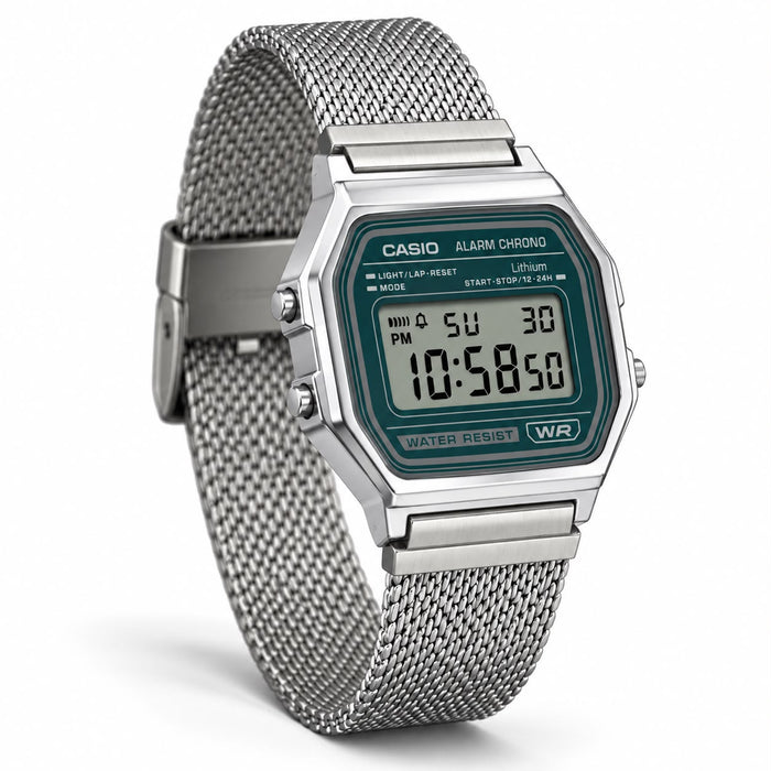 Casio A168WEM Çelik Hasır Kordon by Club Watch