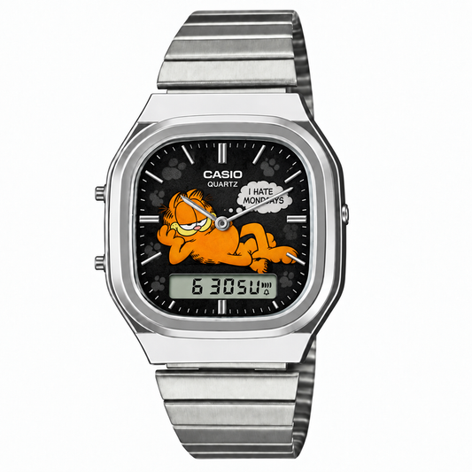 Casio AQ-240 Garfield Silver by Club Wear