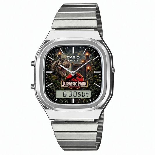 Casio AQ-240 Jurassic Park Silver by Club Wear