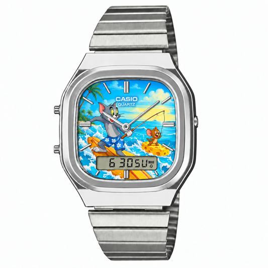 Casio AQ-240 Tom ve Jerry 2 Silver by Club Wear