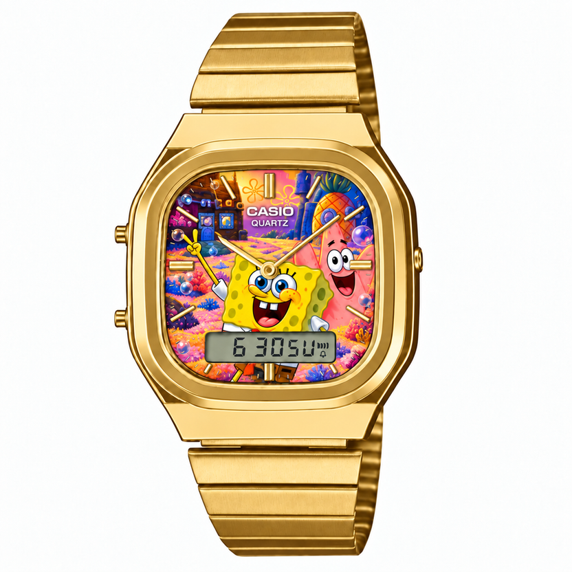 Casio AQ-240 Sünger Bob Gold by Club Wear