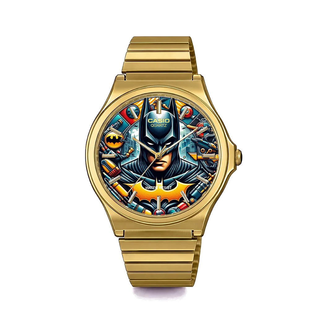 Casio MQ-24 Gold Batman | Club Wear Custom