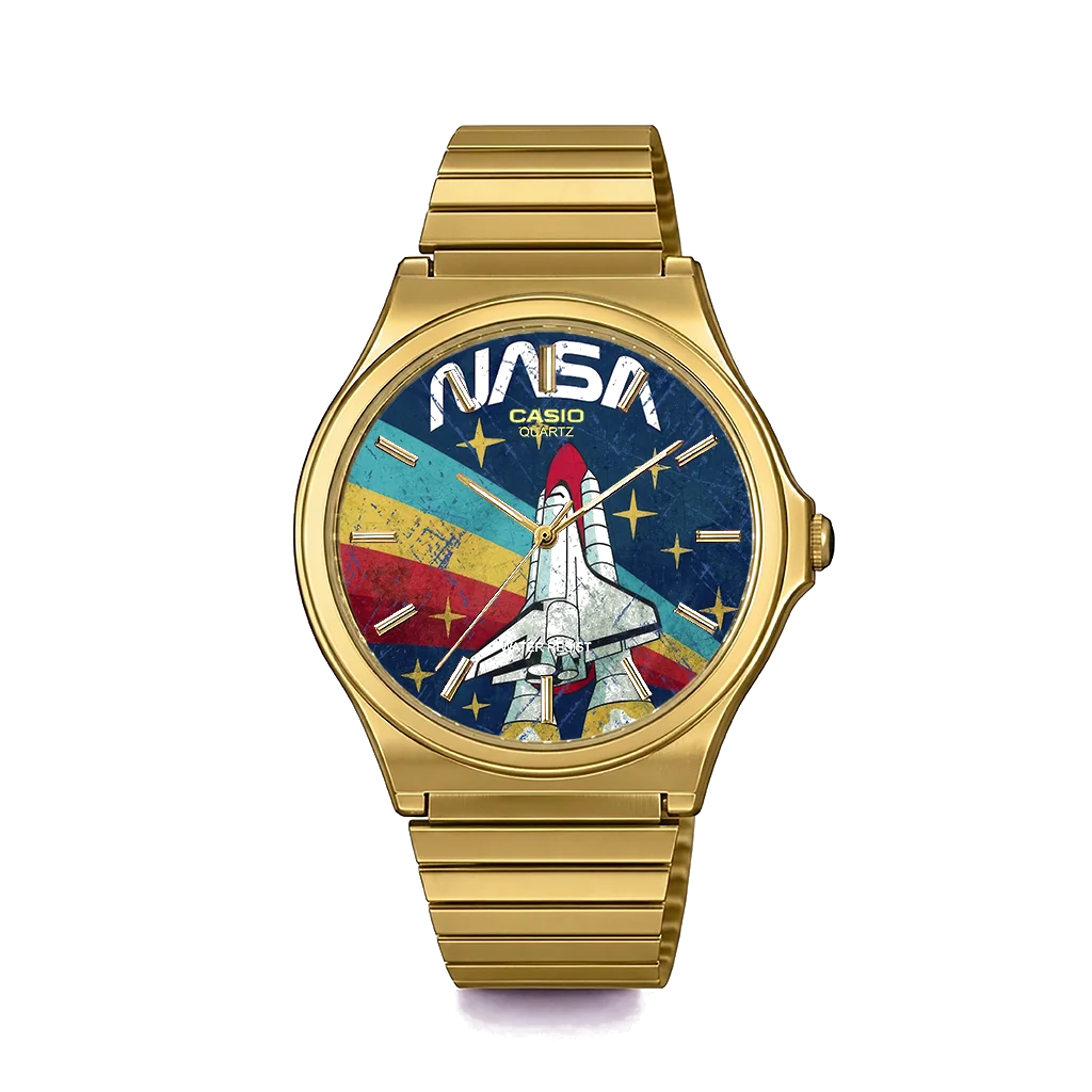 Casio MQ-24 Gold NASA | Club Wear Custom