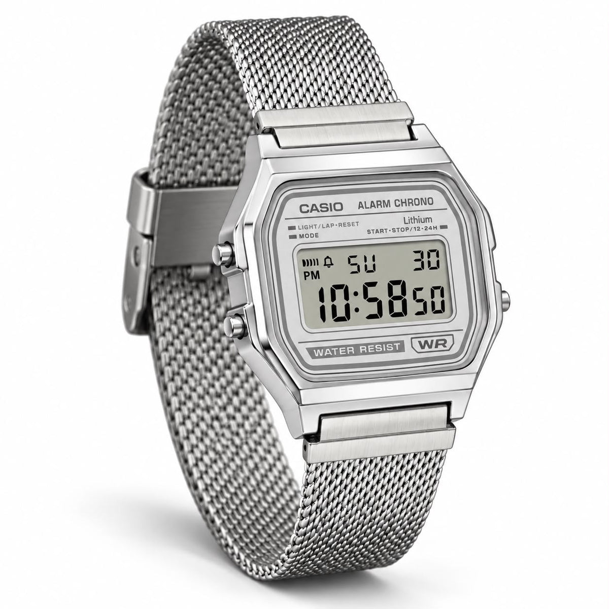Casio A168WEM Çelik Hasır Kordon by Club Watch