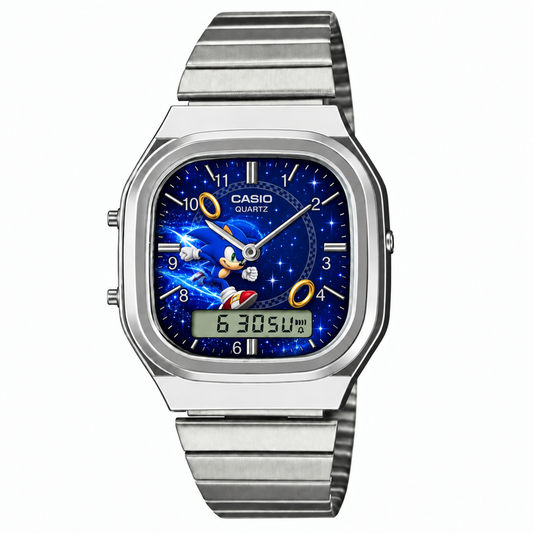 Casio AQ-240 Sonic Silver by Club Wear