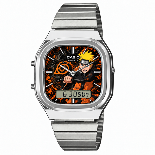 Casio AQ-240 Naruto Silver by Club Wear