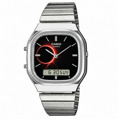 Casio AQ-240 Eclipse Silver by Club Wear