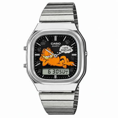 Casio AQ-240 Garfield Silver by Club Wear