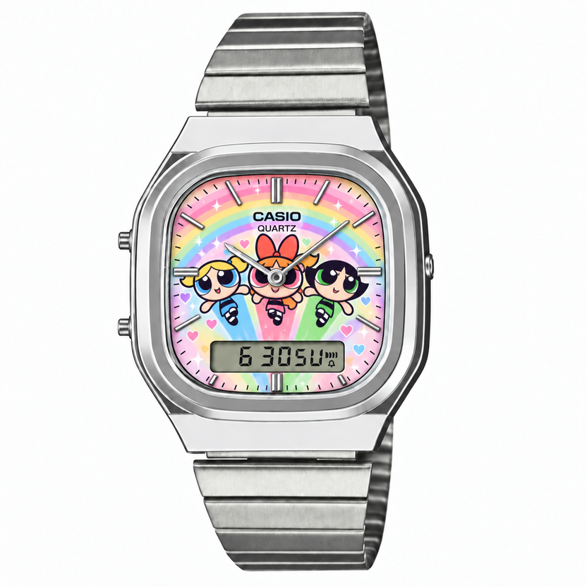 Casio AQ-240 Powerpuff Girls 1 Silver by Club Wear