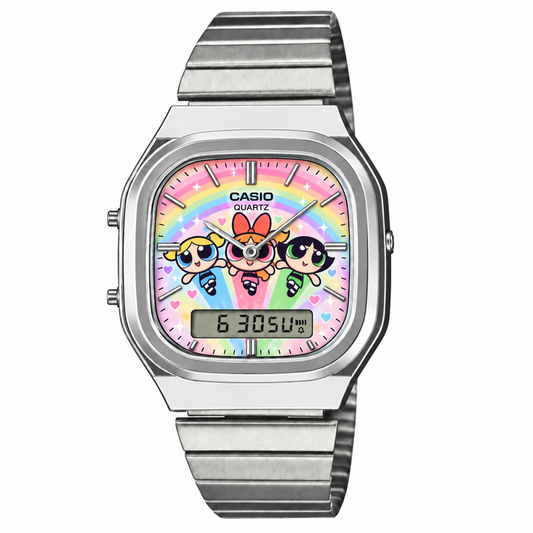 Casio AQ-240 Powerpuff Girls 1 Silver by Club Wear