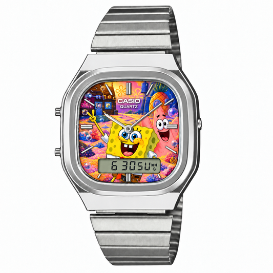 Casio AQ-240 Sünger Bob Silver by Club Wear