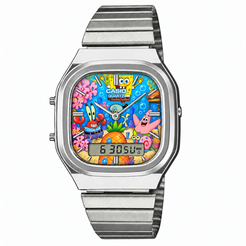 Casio AQ-240 Sünger Bob 3 Silver by Club Wear