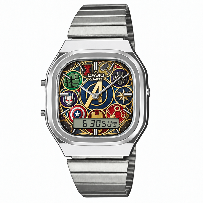 Casio AQ-240 Avengers 3 Silver by Club Wear