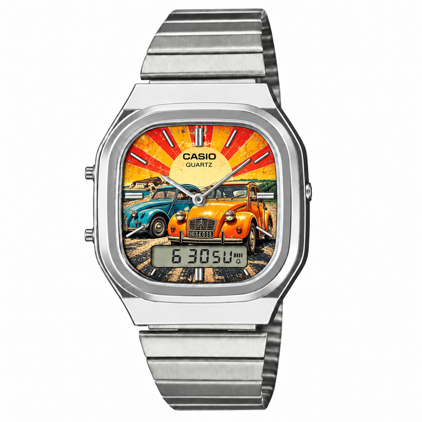 Casio AQ-240 Nostalji Araba 2 Silver by Club Wear