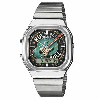 Casio AQ-240 Rock & Roll Silver by Club Wear