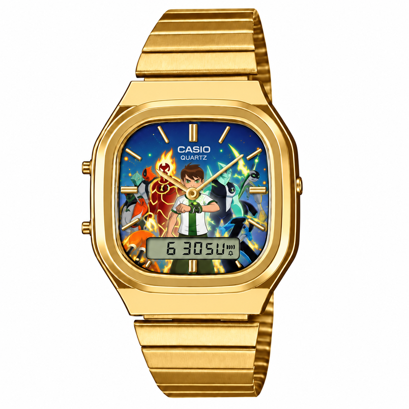 Casio AQ-240 Ben 10 2 Gold by Club Wear