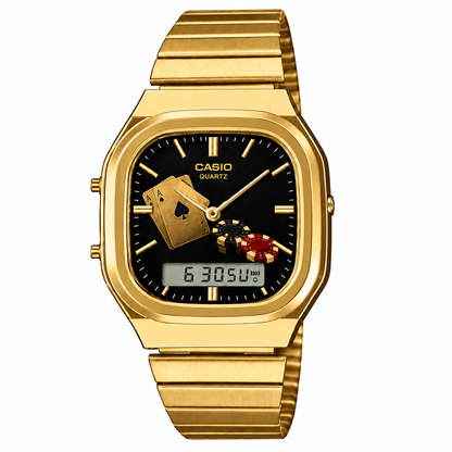Casio AQ-240 Casino Royale Gold by Club Wear