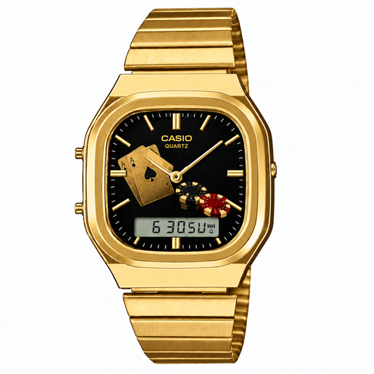 Casio AQ-240 Casino Royale Gold by Club Wear