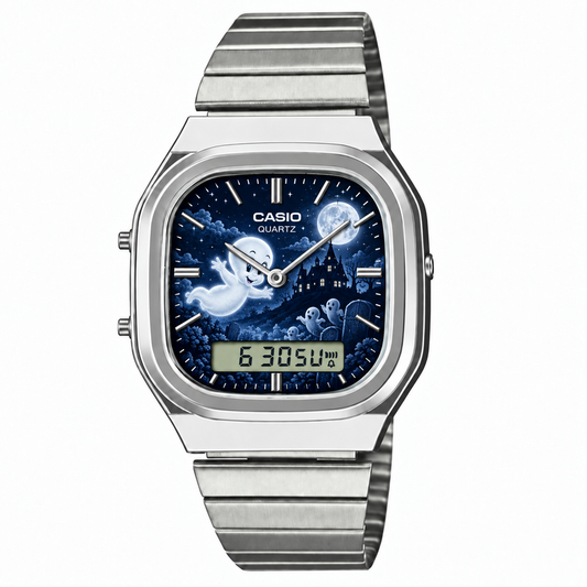 Casio AQ-240 Casper Silver by Club Wear