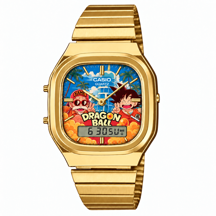 Casio AQ-240 Dragon Ball Gold by Club Wear