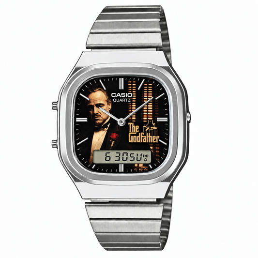 Casio AQ-240 Godfather Silver by Club Wear