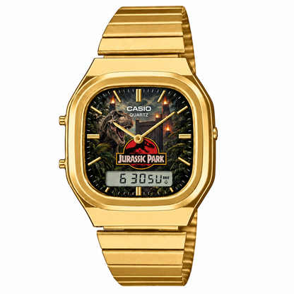 Casio AQ-240 Jurassic Park Gold by Club Wear