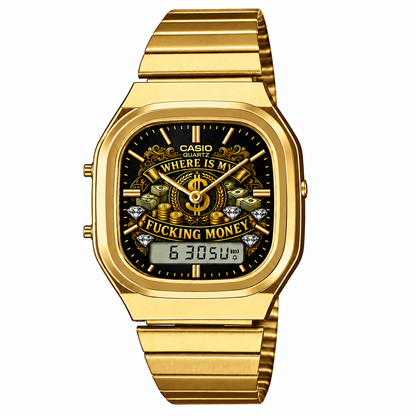 Casio AQ-240 Money Gold by Club Wear