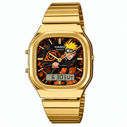 Casio AQ-240 Naruto Gold by Club Wear
