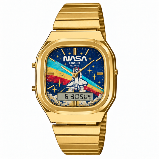 Casio AQ-240 NASA Gold by Club Wear
