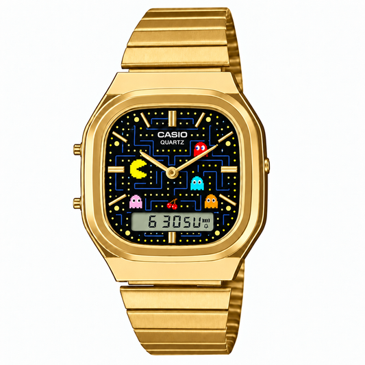 Casio AQ-240 Pac-Man Gold by Club Wear
