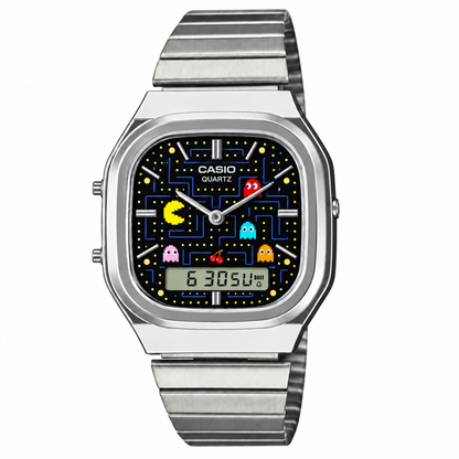 Casio AQ-240 Pac-Man Silver by Club Wear