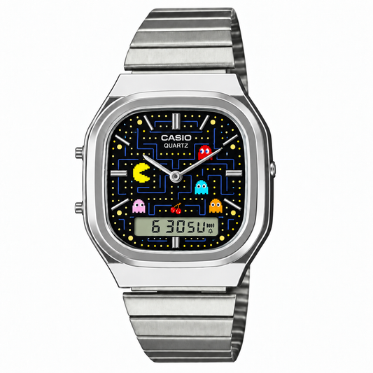 Casio AQ-240 Pac-Man Silver by Club Wear
