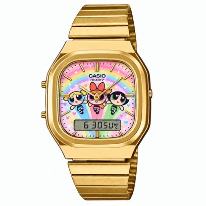 Casio AQ-240 Powerpuff Girls 1 Gold by Club Wear