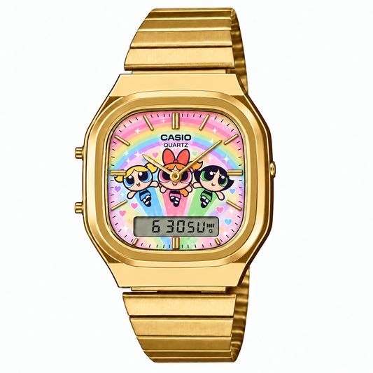 Casio AQ-240 Powerpuff Girls 1 Gold by Club Wear