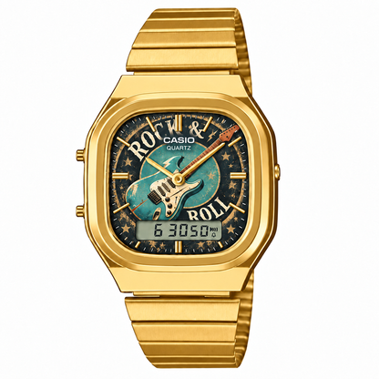 Casio AQ-240 Rock & Roll Gold by Club Wear