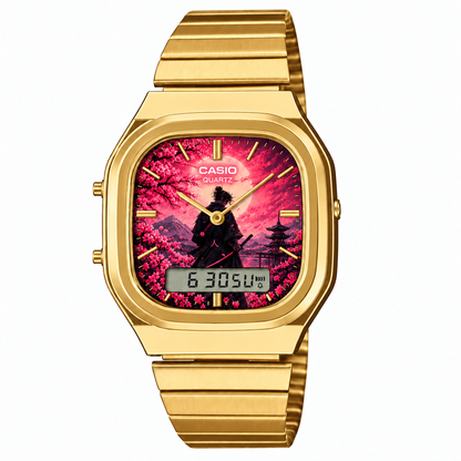 Casio AQ-240 Sakura 2 Gold by Club Wear