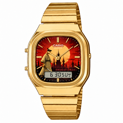Casio AQ-240 Samurai Jack Gold by Club Wear