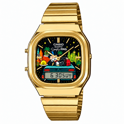 Casio AQ-240 Simply PMG Gold by Club Wear