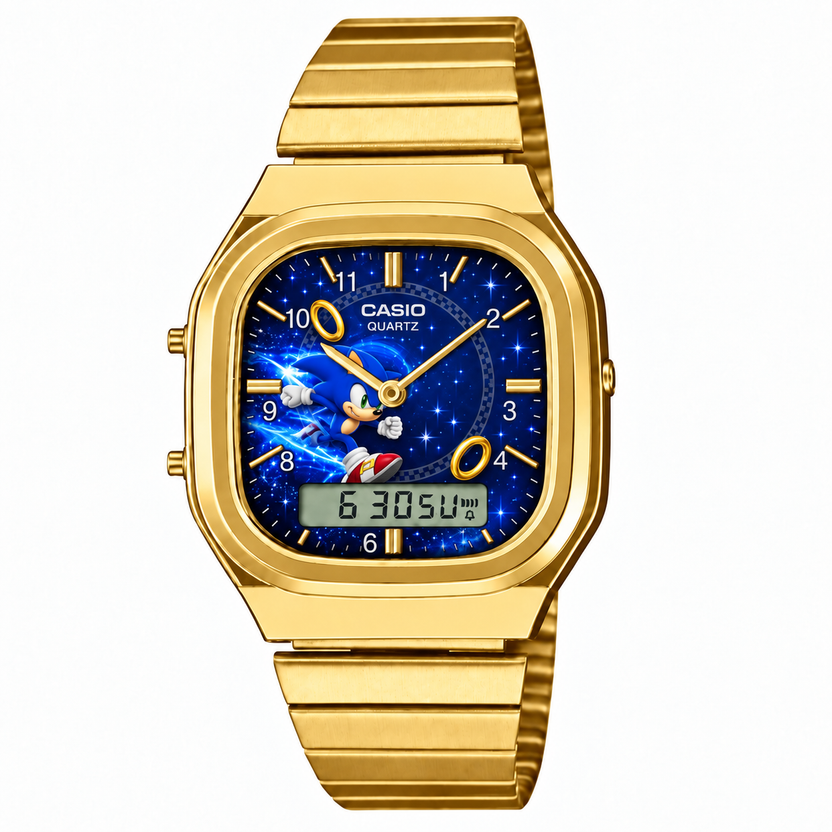 Casio AQ-240 Sonic Gold by Club Wear