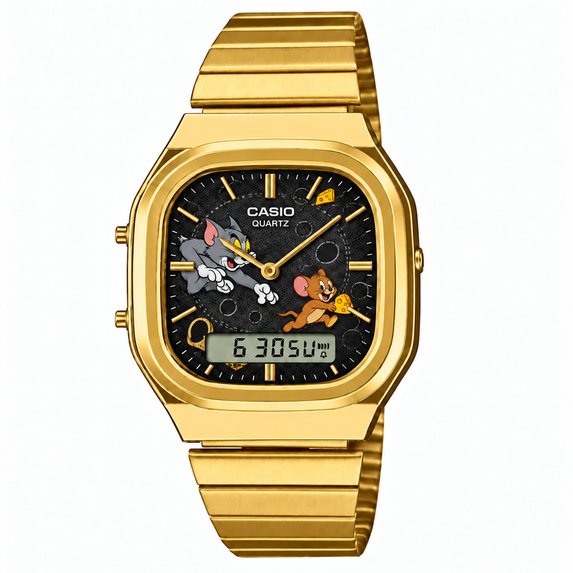 Casio AQ-240 Tom ve Jerry Gold by Club Wear