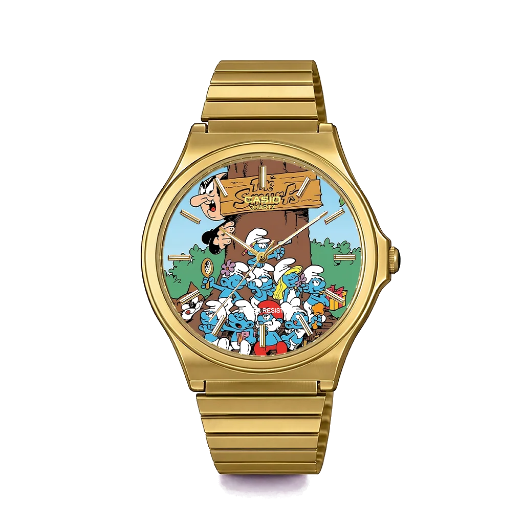Casio MQ-24 Gold Şirinler-3 | Club Wear Custom