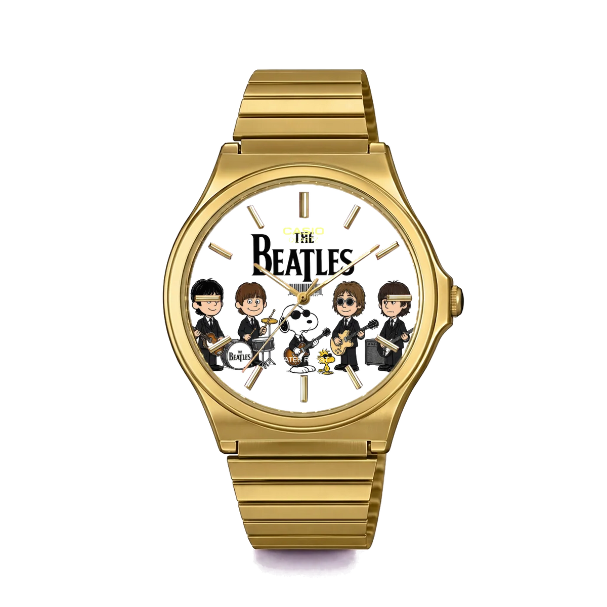 Casio MQ-24 Gold The Beatles | Club Wear Custom