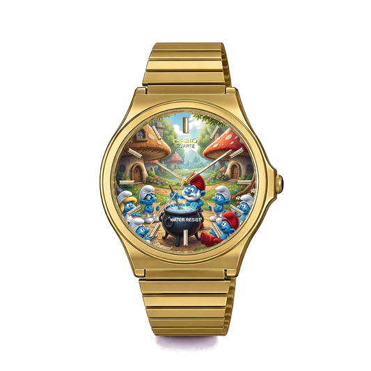 Casio MQ-24 Gold Şirinler | Club Wear Custom