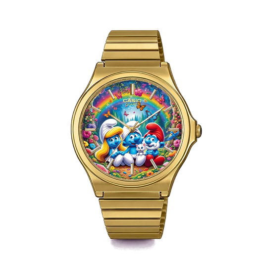 Casio MQ-24 Gold Şirinler-2 | Club Wear Custom