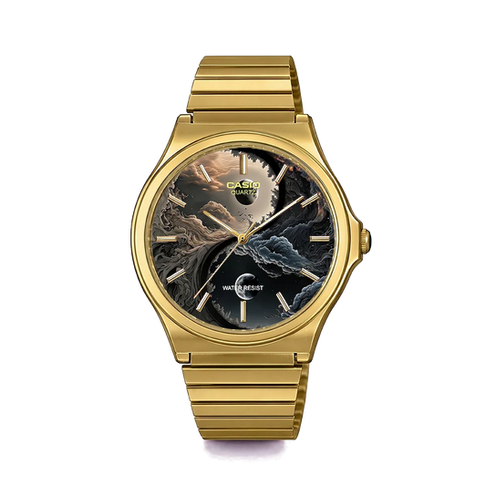 Casio MQ-24 Gold Dark Eclipse | Club Wear Custom