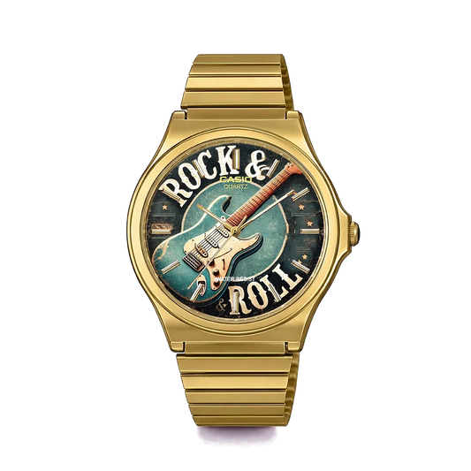 Casio MQ-24 Gold Rock & Roll | Club Wear Custom