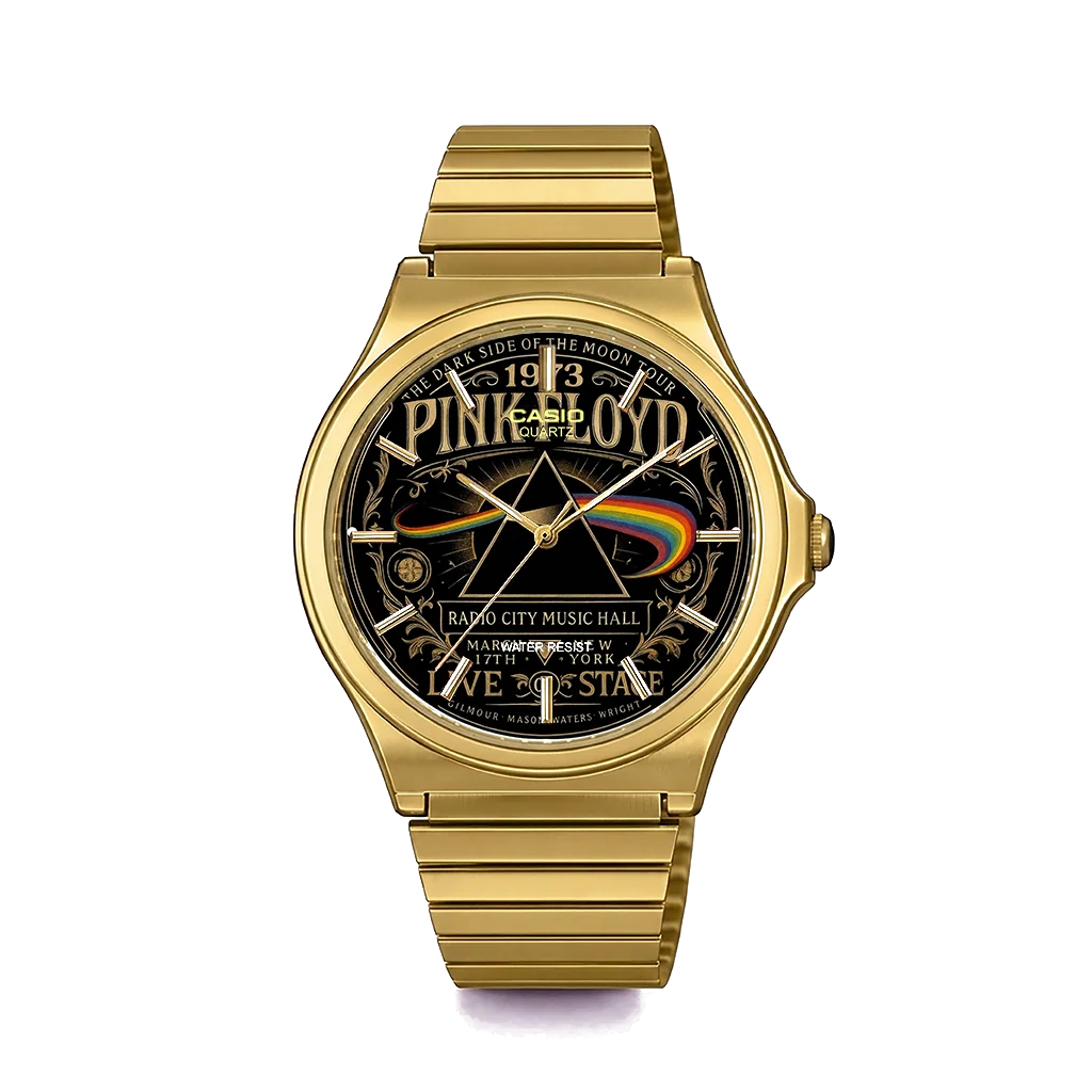 Casio MQ-24 Gold Pink Floyd | Club Wear Custom