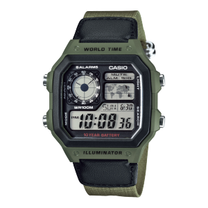 Casio AE-1200 World Time Dijital Kol Saati